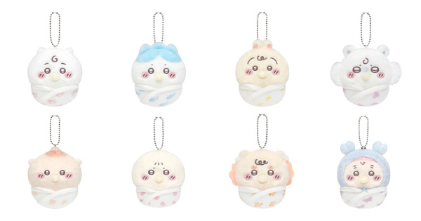 E賞：おくるみマスコット「Chiikawa Baby ぬいぐるみくじ」©nagano
