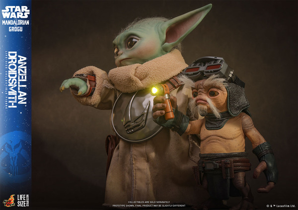 1/1スケールフィギュア　アンゼラ人（ドロイド修理屋）© & ™ Lucasfilm Ltd.