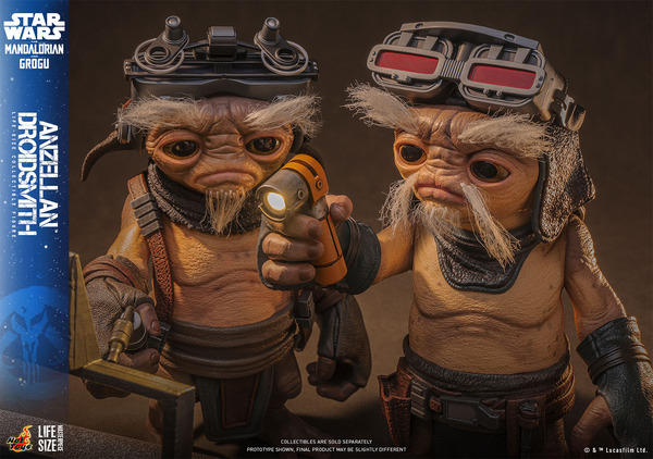 1/1スケールフィギュア　アンゼラ人（ドロイド修理屋）© & ™ Lucasfilm Ltd.