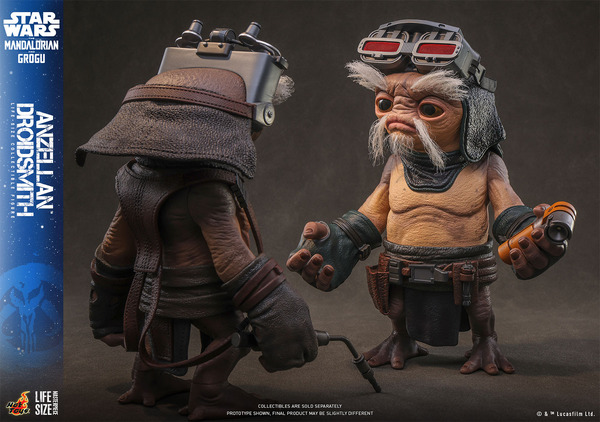 1/1スケールフィギュア　アンゼラ人（ドロイド修理屋）© & ™ Lucasfilm Ltd.