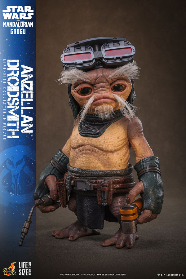 1/1スケールフィギュア　アンゼラ人（ドロイド修理屋）© & ™ Lucasfilm Ltd.