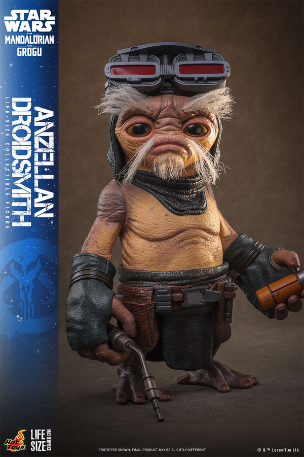 1/1スケールフィギュア　アンゼラ人（ドロイド修理屋）© & ™ Lucasfilm Ltd.