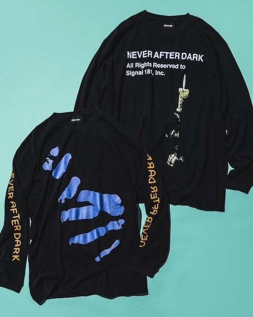 NAD Hand L/S Tee・NAD Candle L/S TeeCOLOR：BLACKSIZE：S、M、L、XLPRICE：¥9,900（inc.tax）