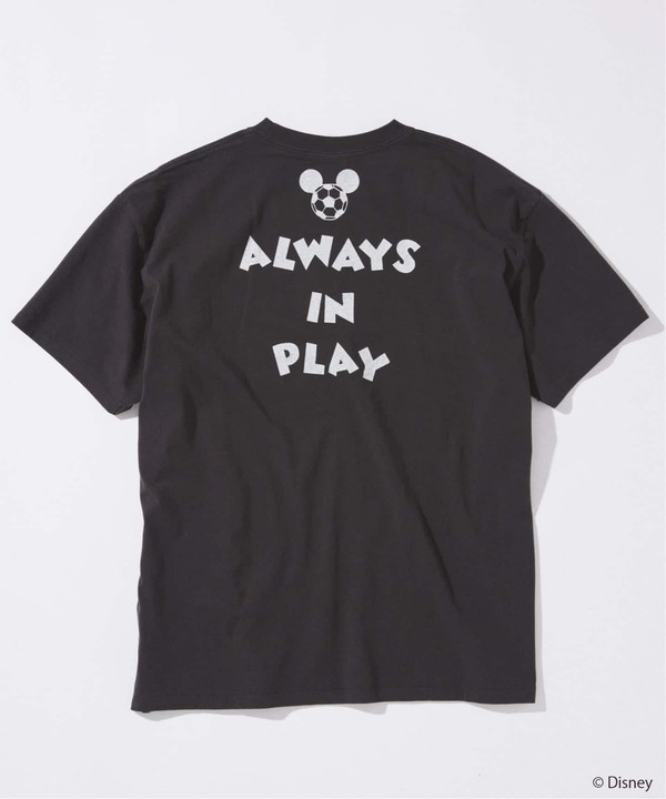 MICKEY MOUSE / ミッキー マウス 別注 サッカー プリント Tシャツ ©Disney
