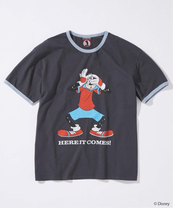 MICKEY MOUSE / ミッキー マウス 別注 サッカー プリント Tシャツ ©Disney