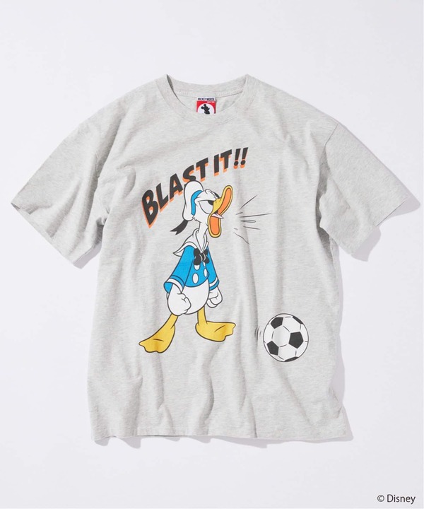 MICKEY MOUSE / ミッキー マウス 別注 サッカー プリント Tシャツ ©Disney