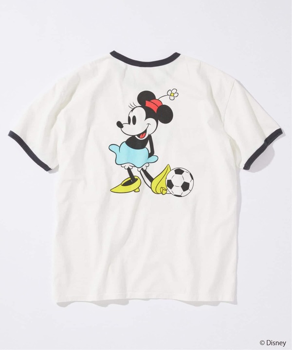 MICKEY MOUSE / ミッキー マウス 別注 サッカー プリント Tシャツ ©Disney