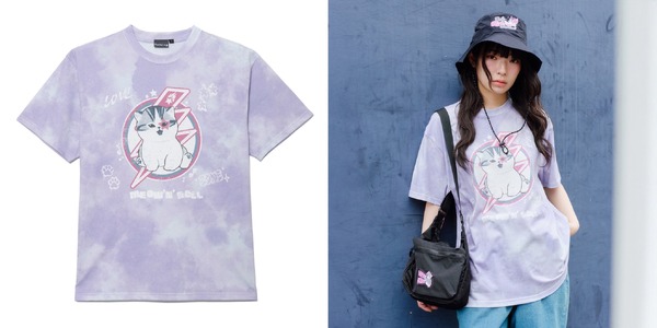 Tシャツ 　MEOW’N’ROLL©︎mofusand