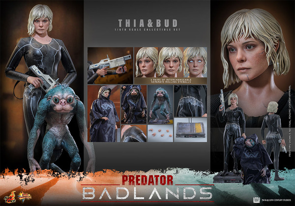 【ムービー・マスターピース】『プレデター：バッドランド』1/6スケールフィギュア　ティア＆バド™ & © 20th Century Studios
