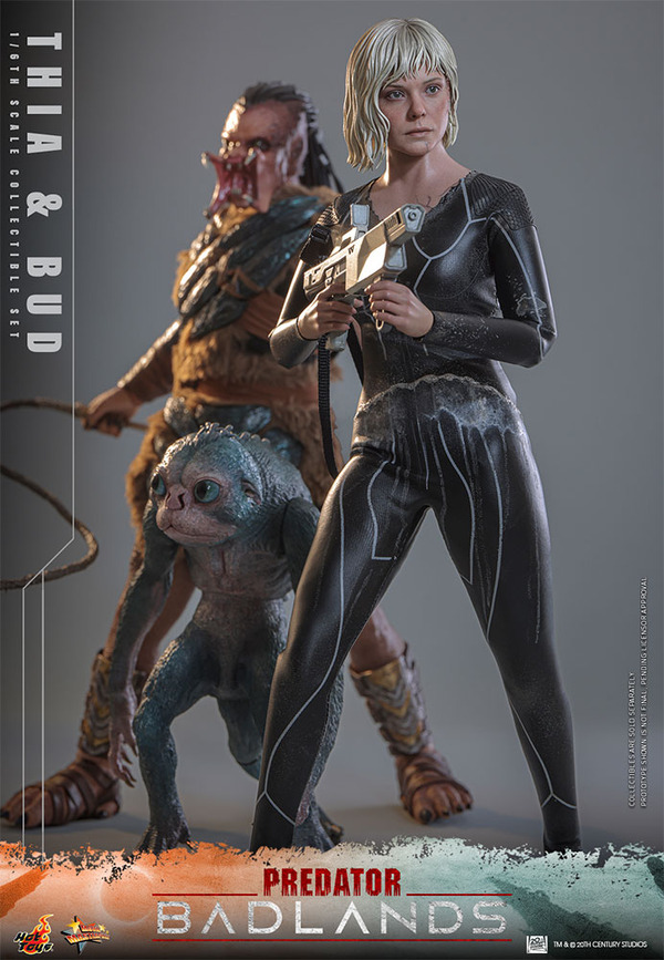 『プレデター：バッドランド』ティア＆バド 1/6スケールフィギュアが登場　レインポンチョが付属