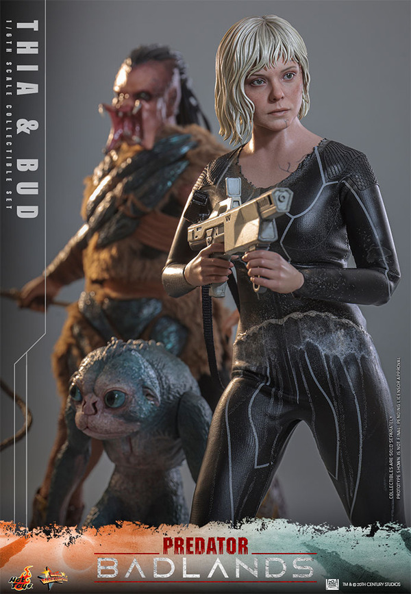 『プレデター：バッドランド』ティア＆バド 1/6スケールフィギュアが登場　レインポンチョが付属
