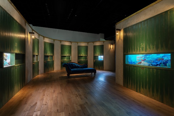 「パノラマボックス展」の展示空間　© Studio Ghibli