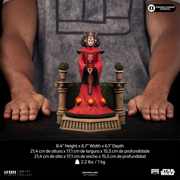 『スター・ウォーズ』 【アイアン・スタジオ　スタチュー】「アートスケール」1/10スケール　アミダラ女王© & ™ Lucasfilm Ltd.