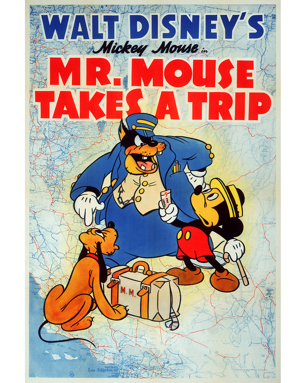 RODE SKO / “MR.MOUSE TAKES A TRIP” (1940) 『ミッキーのドキドキ汽車旅行』©Disney