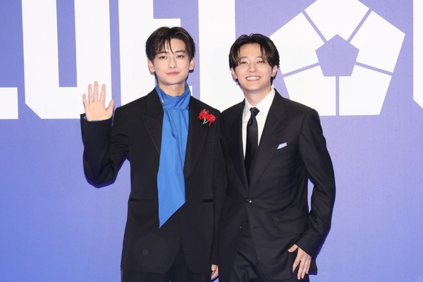 高橋文哉（潔世一役）、櫻井海音（蜂楽廻役）／『ブルーロック』ワールドプレミア