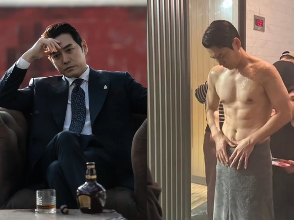 『エージェント・キム』で悪役を好演中のチュ・サンウク、鍛え上げられた腹筋を大公開！【PHOTO】