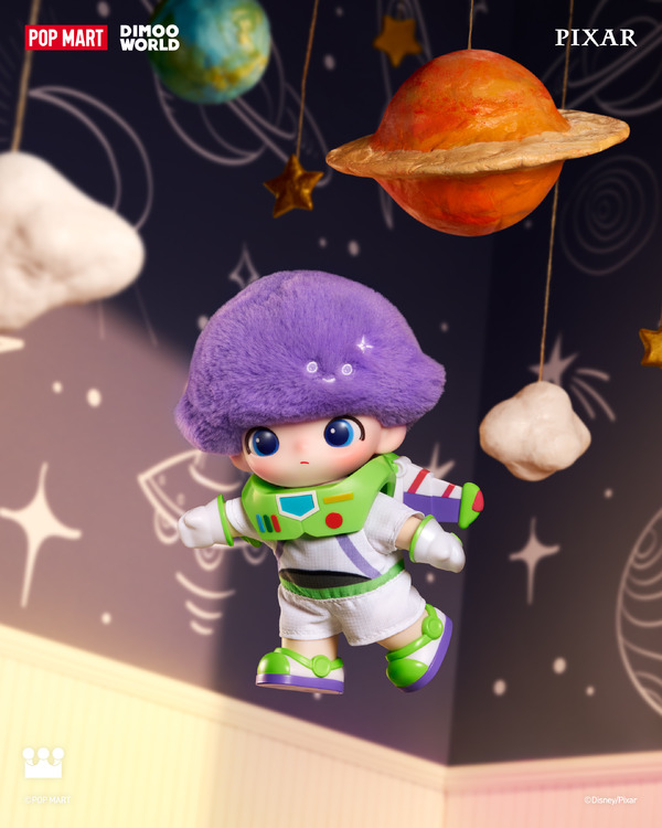 DIMOO WORLD × PIXAR シリーズ ぬいぐるみペンダント