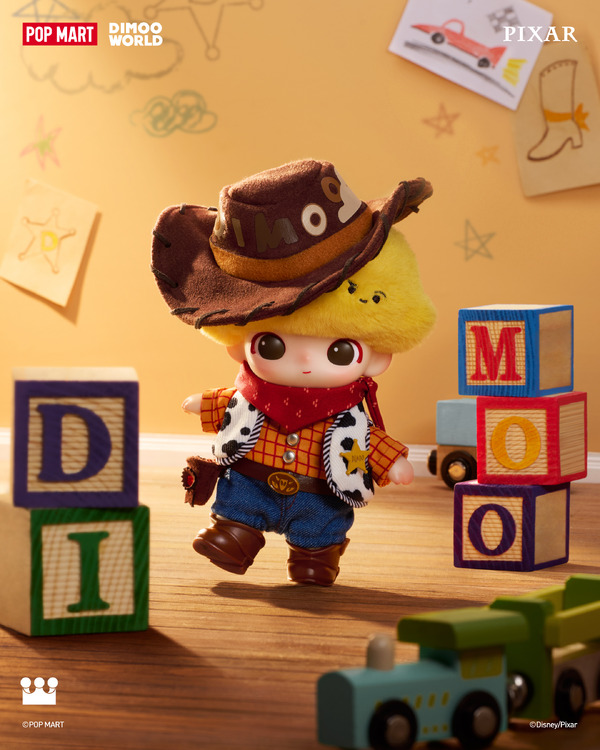 DIMOO WORLD × PIXAR シリーズ ぬいぐるみペンダント