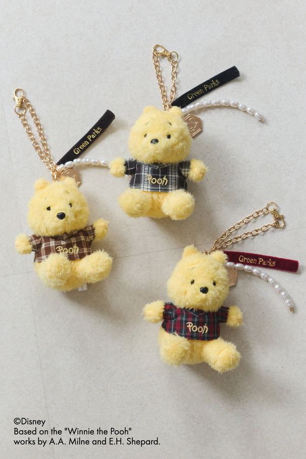 Winnie the Pooh/バッグチャーム　￥2,990 ※Blackは「Disney THE MARKET 2026 in 日本橋三越本店」限定カラー