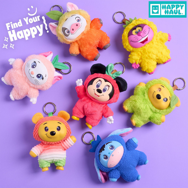 【ハッピー・ホール】 『ディズニー』ぬいぐるみキーチェーン　フレッシュ・フルーツ