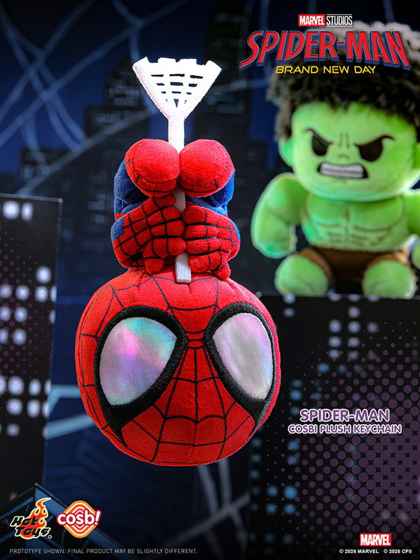 スパイダーマン（ぶら下がり）コスビ・ぬいぐるみキーチェーン『スパイダーマン：ブランド・ニュー・デイ』