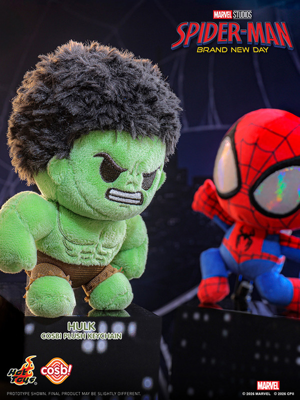 ハルク　コスビ・ぬいぐるみキーチェーン『スパイダーマン：ブランド・ニュー・デイ』
