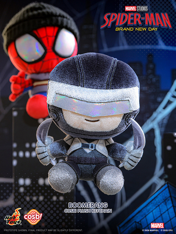 ブーメラン　コスビ・ぬいぐるみキーチェーン『スパイダーマン：ブランド・ニュー・デイ』