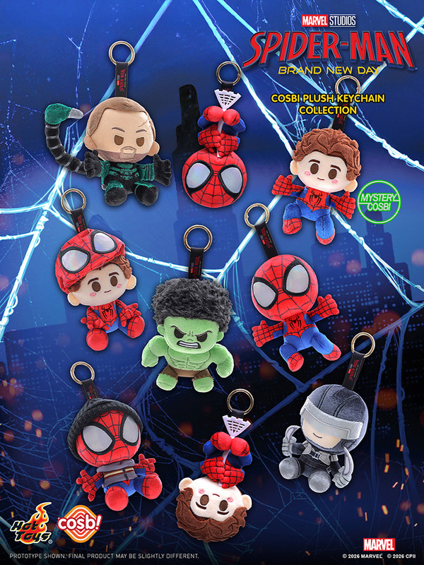 コスビ・ぬいぐるみキーチェーン『スパイダーマン：ブランド・ニュー・デイ』