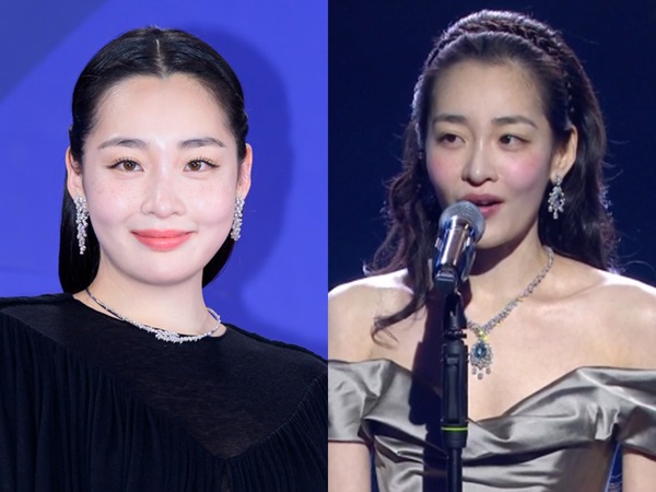 “17kg減量”のキム・ミンハ、授賞式会場の視線を独占！1年前と「別人級」のオーラで輝きを放つ