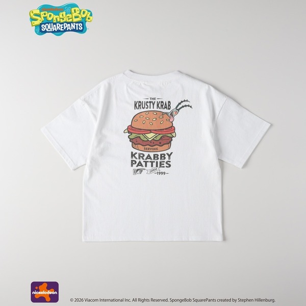 【KIDS】 スポンジ・ボブ プリントTシャツ　￥2,990(税込)