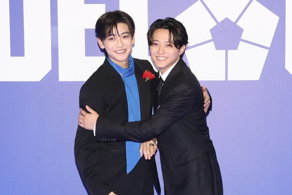 高橋文哉（潔世一役）、櫻井海音（蜂楽廻役）／『ブルーロック』ワールドプレミア