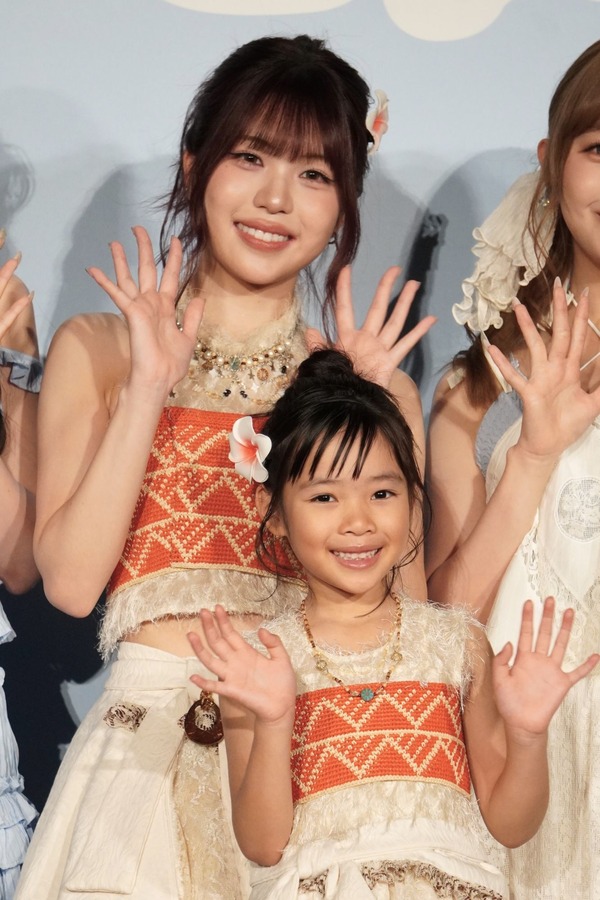 TSUZUMI、倉田瑛茉／『モアナと伝説の海』の大ヒット御礼イベント