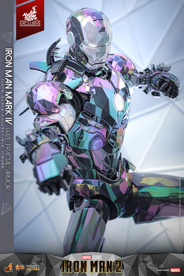 『アイアンマン2』1/6スケールフィギュア　アイアンマン・マーク4（ヘイズプリズム・アーマー）