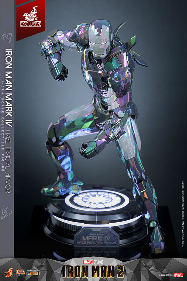 『アイアンマン2』1/6スケールフィギュア　アイアンマン・マーク4（ヘイズプリズム・アーマー）