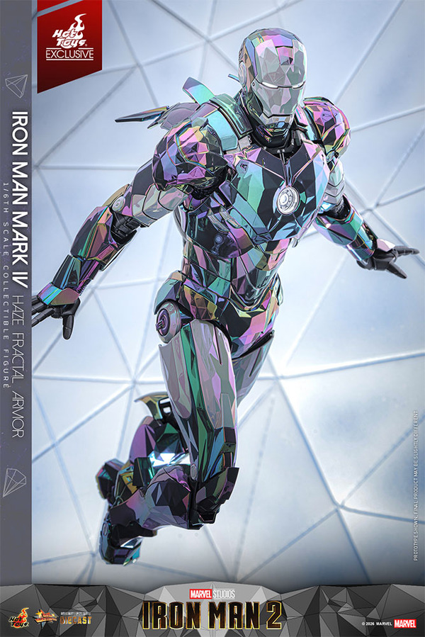 『アイアンマン2』1/6スケールフィギュア　アイアンマン・マーク4（ヘイズプリズム・アーマー）