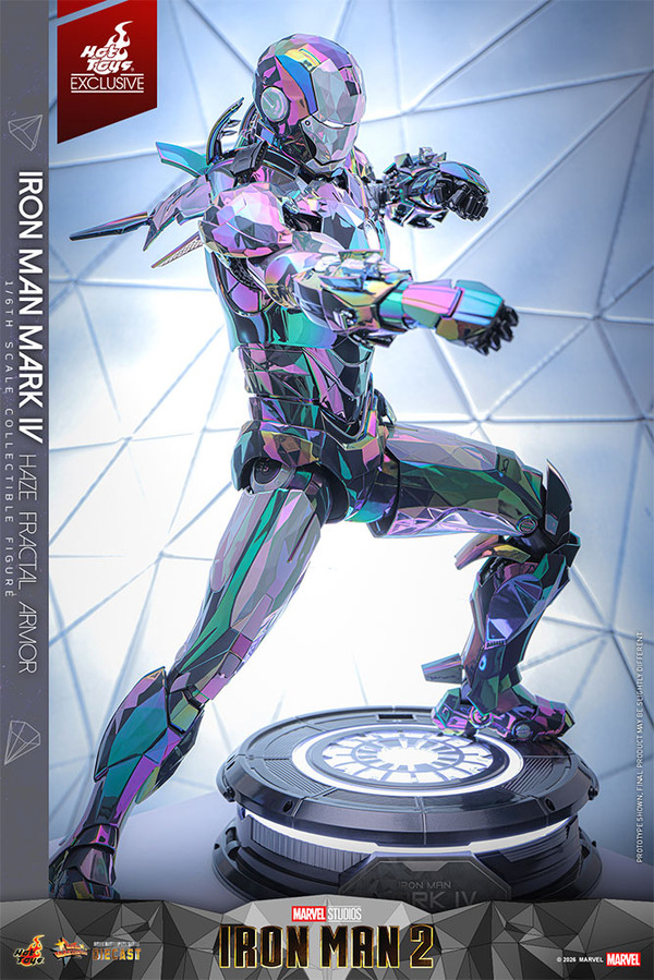 『アイアンマン2』1/6スケールフィギュア　アイアンマン・マーク4（ヘイズプリズム・アーマー）