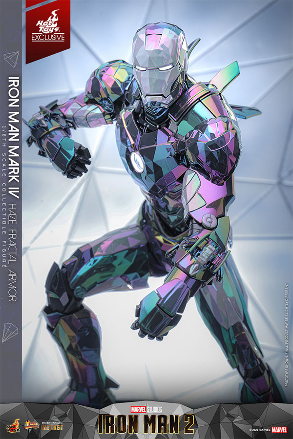 『アイアンマン2』1/6スケールフィギュア　アイアンマン・マーク4（ヘイズプリズム・アーマー）