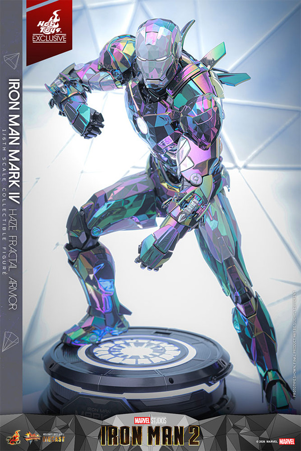 『アイアンマン2』1/6スケールフィギュア　アイアンマン・マーク4（ヘイズプリズム・アーマー）