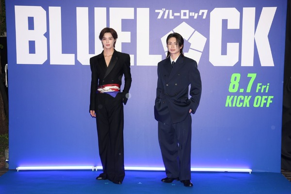 K（凪誠士郎役）、綱啓永（御影玲王役）／『ブルーロック』ワールドプレミア