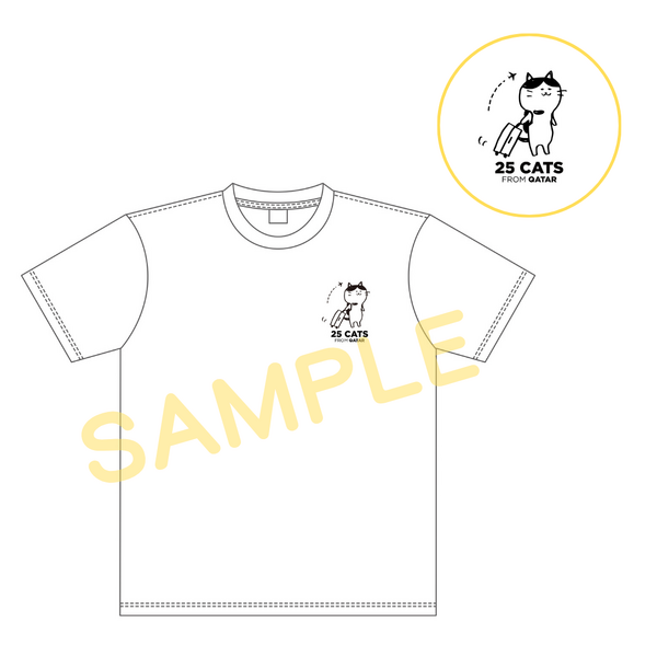 公開記念Tシャツ『猫たちと7000マイルの旅』©2025 Gray Hat Productions LLC All Rights Reserved