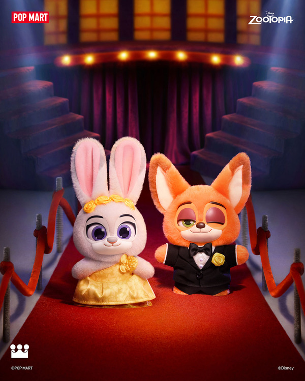 「Zootopia Ace Duo シリーズ ぬいぐるみキーホルダー」