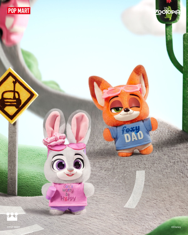 「Zootopia Ace Duo シリーズ ぬいぐるみキーホルダー」