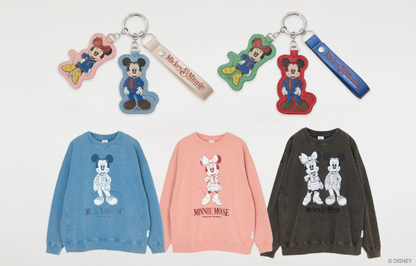 オーバーサイズクルースウェット／アクリルキーホルダー「Disney SERIES CREATED by MUS」©DISNEY