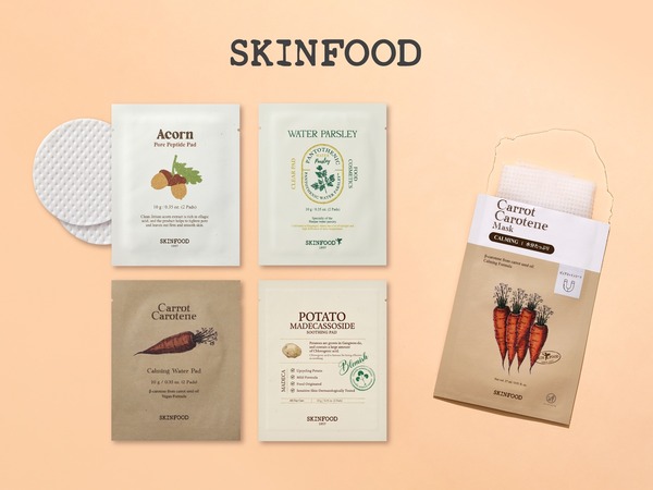 韓国人気コスメブランド「SKINFOOD」から便利なトナーパッドとシートマスクがセブン‐イレブンに登場！
