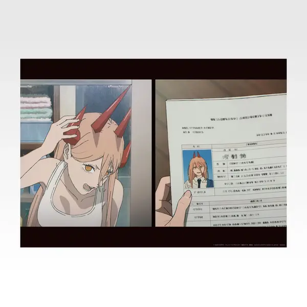 H賞 クリアポスター／© 2025 MAPPA／チェンソーマンプロジェクト ©藤本タツキ／集英社