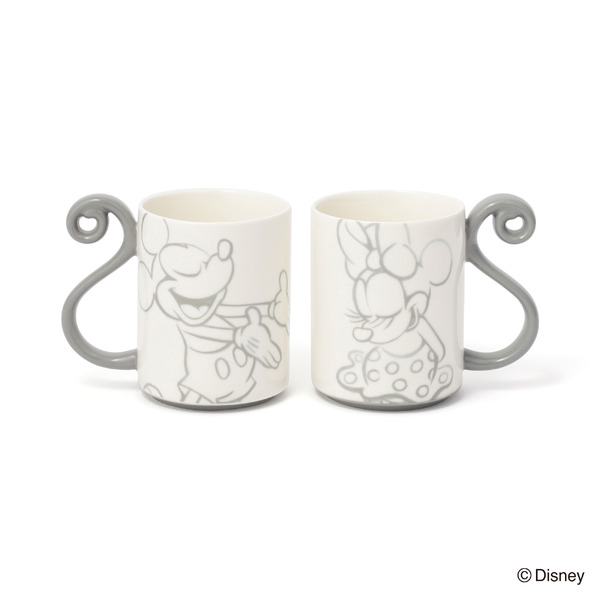 ディズニー ペアマグ モノトーン2,600 円／© Disney