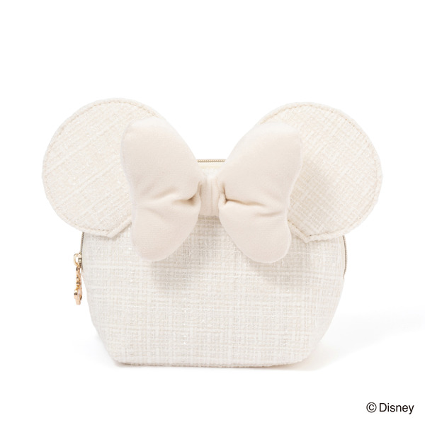 ディズニー ミニーフェイス ポーチ各 3,000 円／© Disney