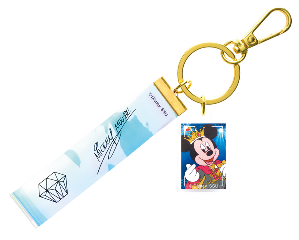 G賞 銀テープ風キーホルダー／© Disney