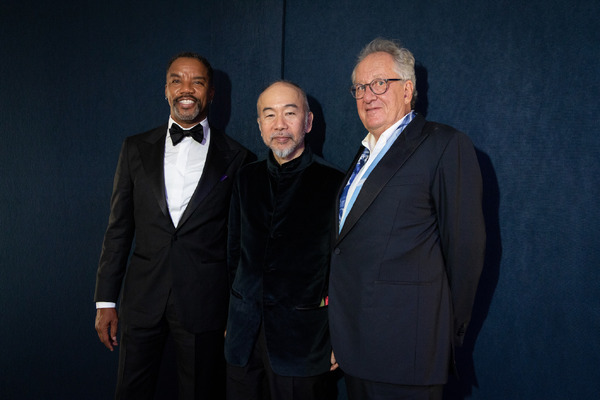 ロドニー・ヒックス、塚本晋也、ジェフリー・ラッシュ © Kazuko Wakayama
