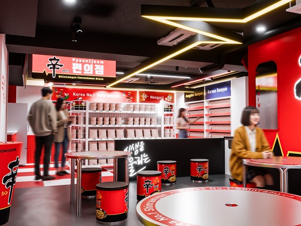 原宿・竹下通りの「辛ラーメン粉食POPUPストア」が10月にリニューアルオープン！